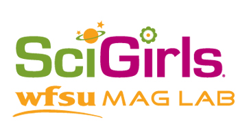 SciGirls and WFSU Mag Lab logo.