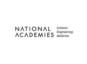 National Academies logo. Black text.