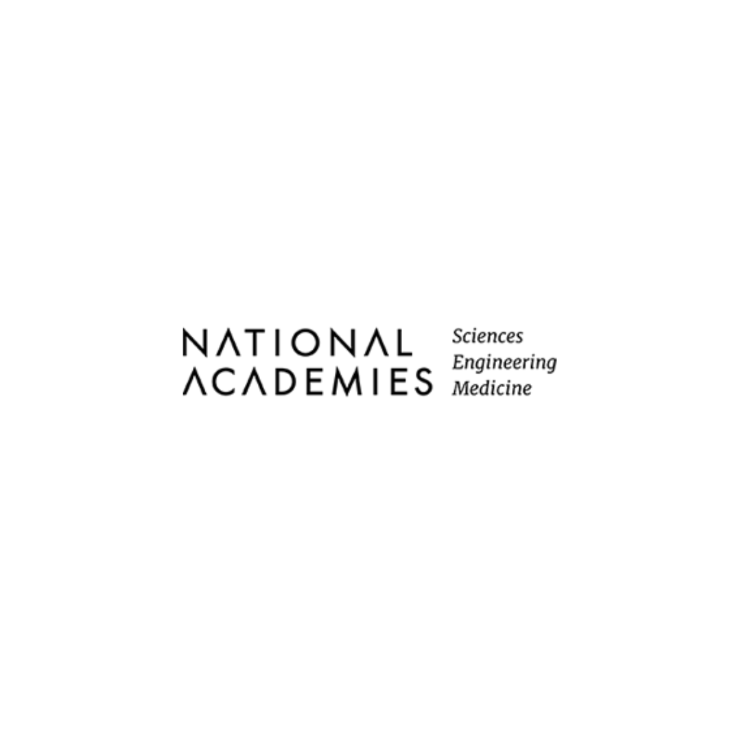 National Academies logo. Black text.