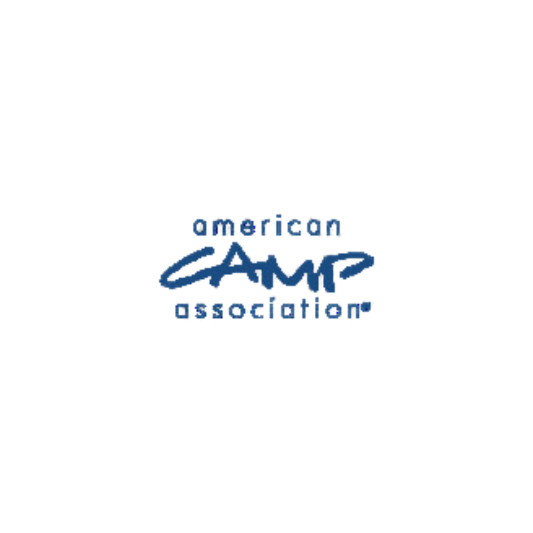 American Camp Association logo with blue lettering and white background