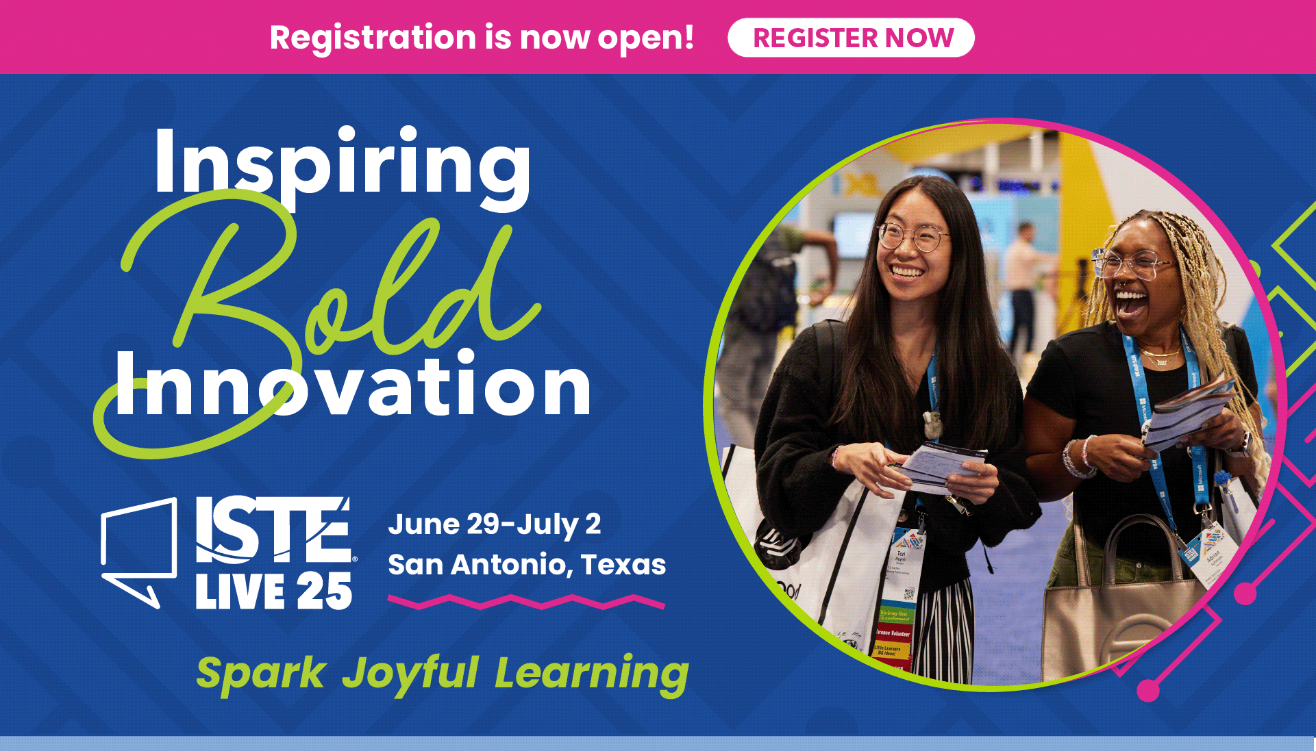 ISTE25 conference banner
