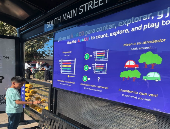 Abacus Bus Stop Installation